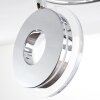 Prag Foco de techo LED Cromo, 3 luces