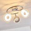 Prag Foco de techo LED Cromo, 3 luces