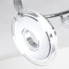 Prag Foco de techo LED Cromo, 3 luces
