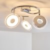 Prag Foco de techo LED Cromo, 3 luces