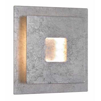 Wofi ENNIS Aplique LED Plata, 1 luz Wofi ENNIS Aplique LED Plata, 1 luz