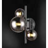 WOFI VILLA Aplique Cromo, Negro, 3 luces