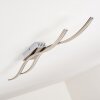 Kalandi Lámpara de Techo LED Níquel-mate, 2 luces