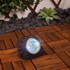 Sameo Lámpara solare LED Marrón, Gris, 4 luces