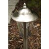 Brilliant Neil Poste de jardin Acero inoxidable, 1 luz