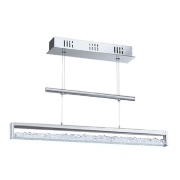 Eglo CARDITO 1 Lámpara colgante LED Cromo, Aspecto de cristal, 1 luz