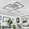 Marcus Lámpara de Techo LED Plata, 1 luz