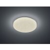 Reality CHARA Lámpara de Techo LED Blanca, 1 luz, Mando a distancia, Cambia de color