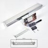Morges Lámpara de espejos LED Cromo, Blanca, 1 luz