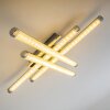 ISKUT Lámpara de Techo LED Cromo, 4 luces