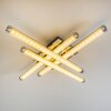 ISKUT Lámpara de Techo LED Cromo, 4 luces