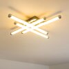 ISKUT Lámpara de Techo LED Cromo, 4 luces
