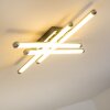 ISKUT Lámpara de Techo LED Cromo, 4 luces