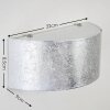 Lesina M Aplique Plata, 2 luces
