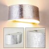 Lesina M Aplique Plata, 2 luces
