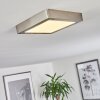 Finsrud Lámpara de Techo LED Níquel-mate, 1 luz