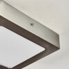 Finsrud Lámpara de Techo LED Níquel-mate, 1 luz