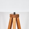 Flemming Lámpara de pie Crudo, Negro, 1 luz