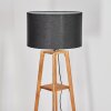 Flemming Lámpara de pie Crudo, Negro, 1 luz