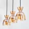 Sumar Lámparas suspendidas, Lámparas colgantes Marrón, 3 luces