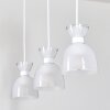 Sumar Lámparas suspendidas, Lámparas colgantes Blanca, 3 luces