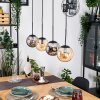 Gastor Lámparas suspendidas, Luminarias esféricas, Lámparas colgantes Colores ámbar, Ahumado, 4 luces