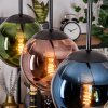 Gastor Lámparas suspendidas, Luminarias esféricas, Lámparas colgantes Azul, Verde, Color cobre, 4 luces