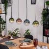Gastor Lámparas suspendidas, Luminarias esféricas, Lámparas colgantes Azul, Verde, Transparente, Color cobre, 4 luces