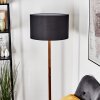 Flemming Lámpara de pie Crudo, Negro, 1 luz