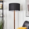 Flemming Lámpara de pie Crudo, Negro, 1 luz