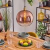 Koyoto Lámparas suspendidas, Luminarias esféricas, Lámparas colgantes dorado, 1 luz