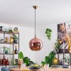 Koyoto Lámparas suspendidas, Luminarias esféricas, Lámparas colgantes dorado, 1 luz