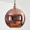 Koyoto Lámparas suspendidas, Luminarias esféricas, Lámparas colgantes dorado, 1 luz