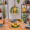 Koyoto Lámparas suspendidas, Luminarias esféricas, Lámparas colgantes dorado, 1 luz