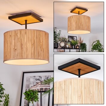 Bongal Plafones Crudo, Negro, 1 luz Bongal Plafones Crudo, Negro, 1 luz