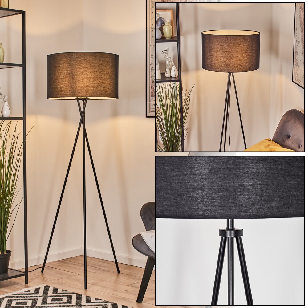Flemming Lámpara de pie Negro, 1 luz main product photo