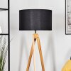 Flemming Lámpara de pie Crudo, Negro, 1 luz