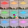 Orain Plafones, Panel LED Blanca, 1 luz, Cambia de color