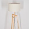 Flemming Lámpara de pie Crudo, Negro, 1 luz