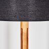 Flemming Lámpara de pie Crudo, Negro, 1 luz