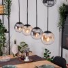 Gastor Lámparas suspendidas, Luminarias esféricas, Lámparas colgantes Colores ámbar, Transparente, Ahumado, 4 luces