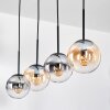 Gastor Lámparas suspendidas, Luminarias esféricas, Lámparas colgantes Colores ámbar, Transparente, Ahumado, 4 luces
