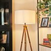 Flemming Lámpara de pie Madera oscura, Negro, 1 luz