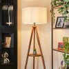 Flemming Lámpara de pie Madera oscura, Negro, 1 luz