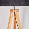 Flemming Lámpara de pie Crudo, Negro, 1 luz