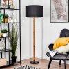 Flemming Lámpara de pie Crudo, Negro, 1 luz Flemming Lámpara de pie Crudo, Negro, 1 luz