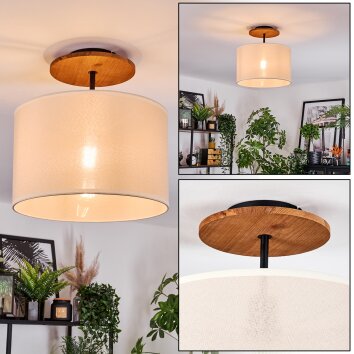 Bassagoda Plafones Crudo, Negro, 1 luz