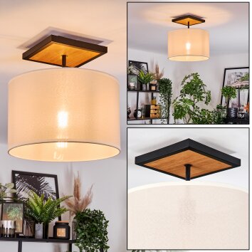 Bassagoda Plafones Crudo, Negro, 1 luz Bassagoda Plafones Crudo, Negro, 1 luz