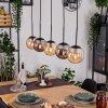 Gastor Lámparas suspendidas, Luminarias esféricas, Lámparas colgantes Colores ámbar, Ahumado, 5 luces