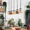 Gastor Lámparas suspendidas, Luminarias esféricas, Lámparas colgantes Colores ámbar, Ahumado, 5 luces